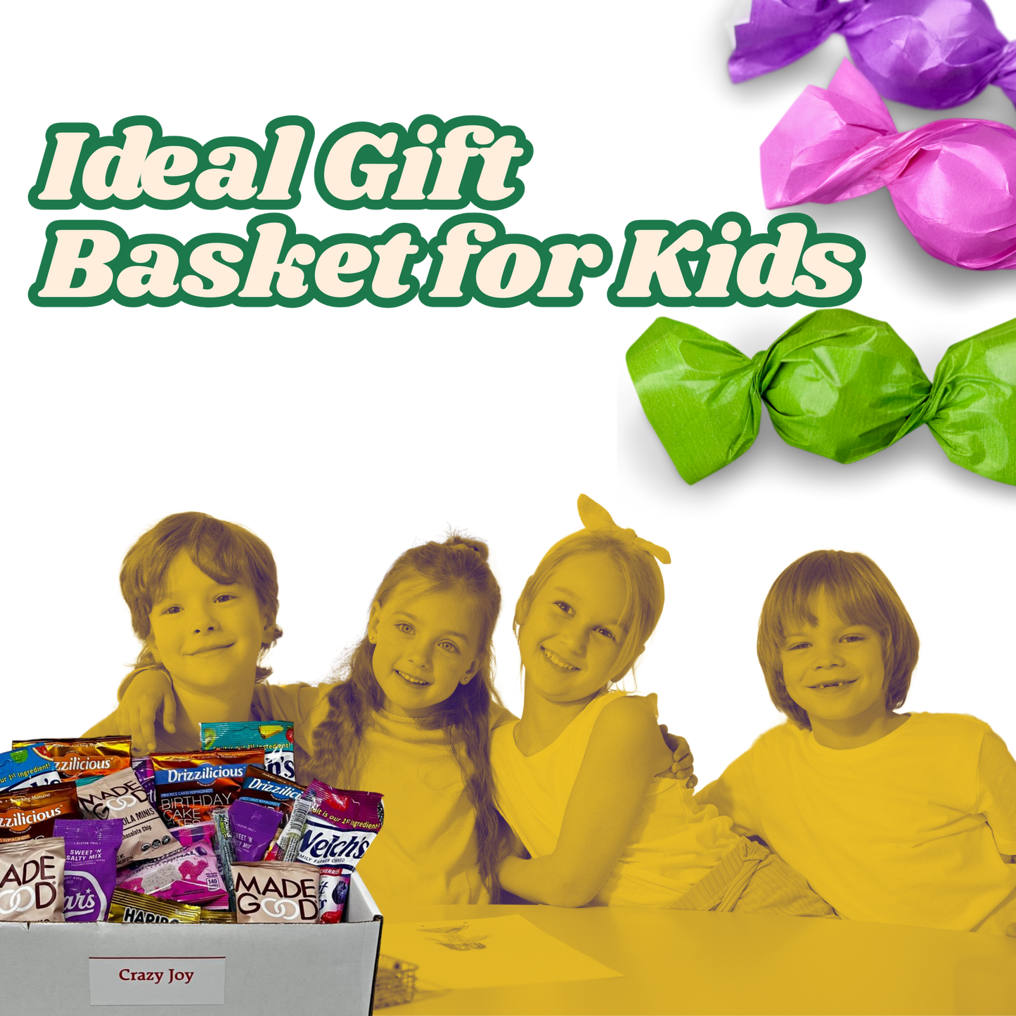 CrazyJoy- Candy Gift Basket