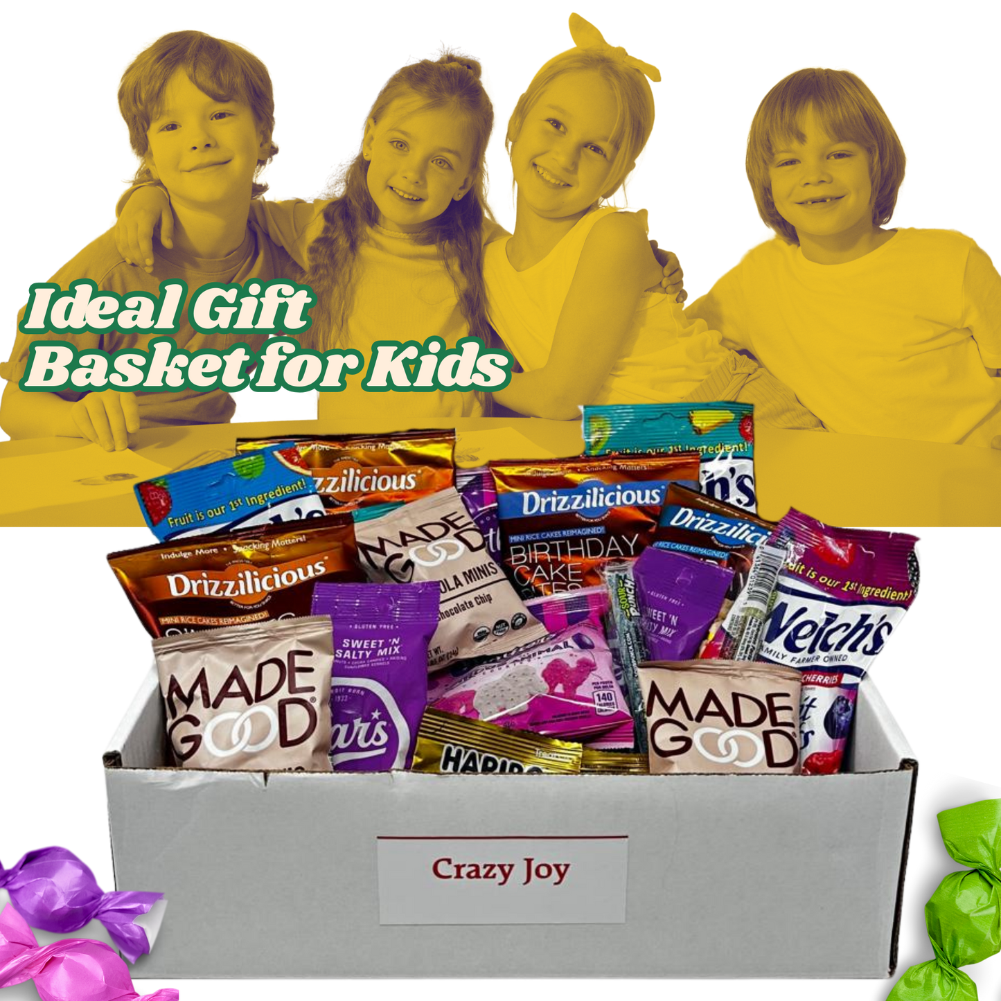 CrazyJoy- Candy Gift Basket